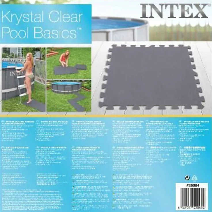 Intex Bodenschutzmatten für Pool 8 Stk. 50x50x0,5 cm 1,9 m² 3202925 – Bild 5