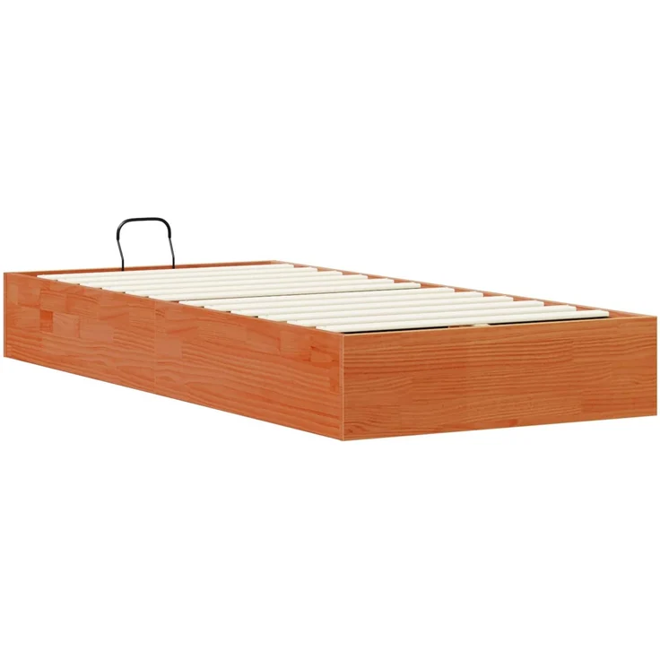 vidaXL Ottoman Bettgestell mit Stauraum Wachsbraun 75x190 cm 3418761 – Bild 9