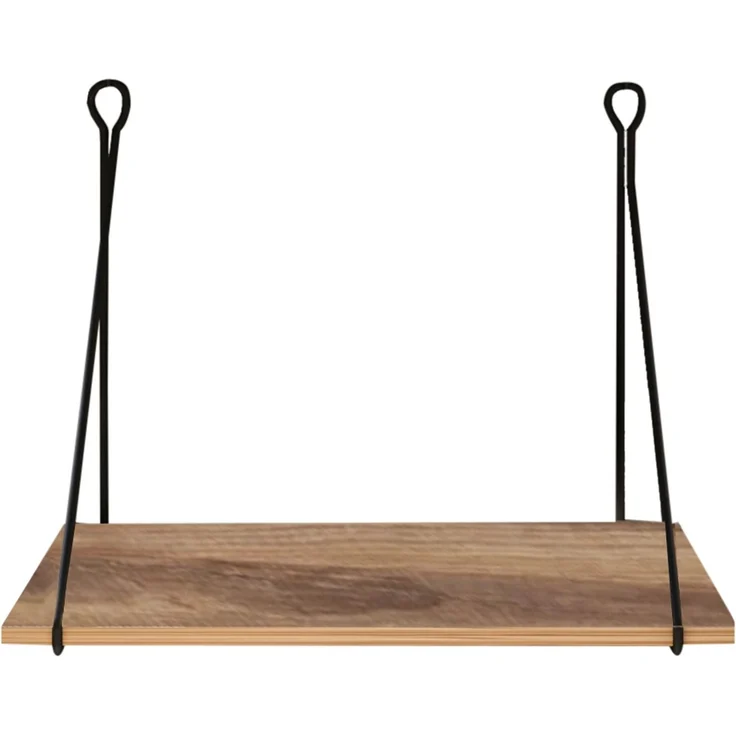 Skye Decor 'Tuna' Schreibtisch, Walnuss / Schwarz, 70 x 50 x 50 cm – Bild 5