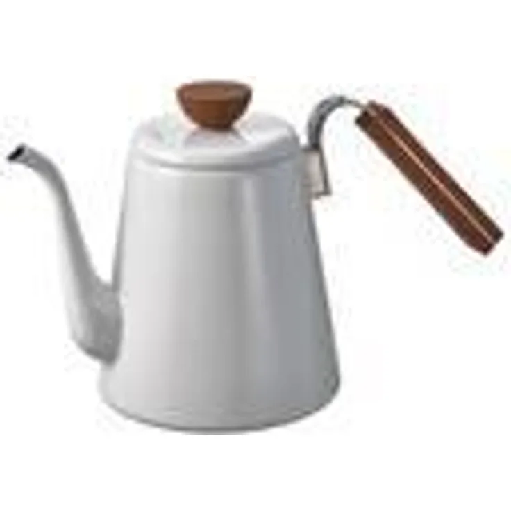 Hario BDK-80-W, Pod coffee maker, 0,8 l, Weiß, Edelstahl, Holz, Bona, 280 mm