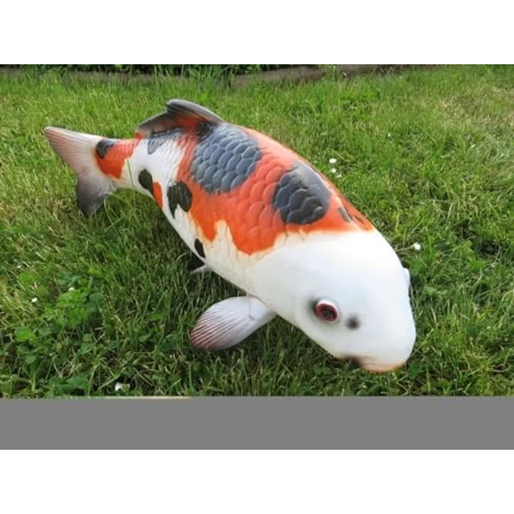 XL Premium Koi lebensgross ca. 65 cm Dekofigur Garten Deko Figur Neu – Bild 2