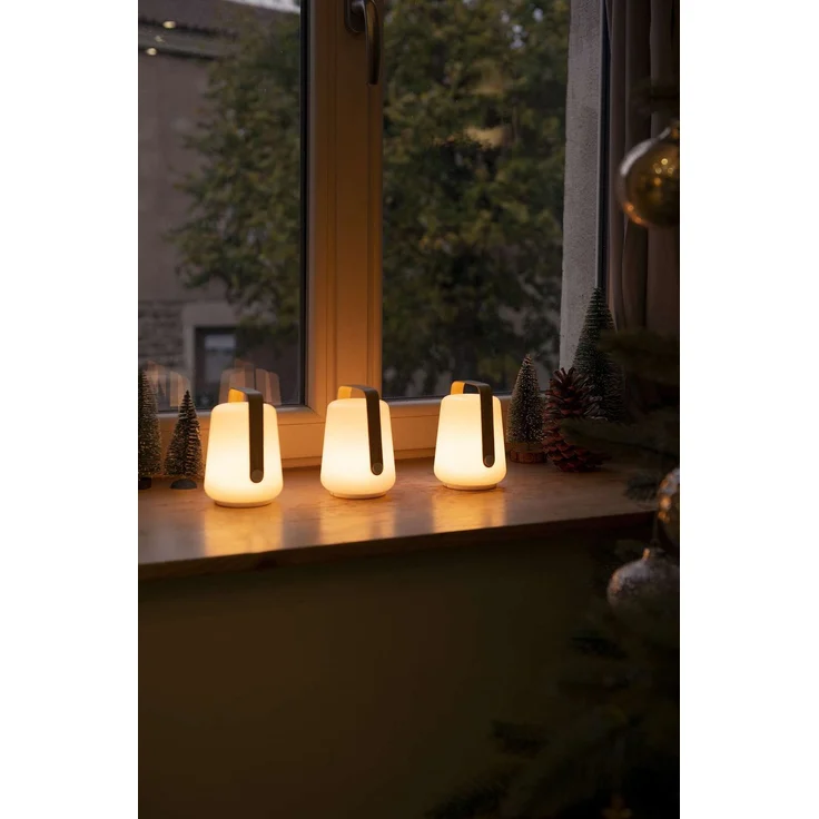 Balad Led Outdoor Leuchte H 12cm 3erSet Schwarzkirsche – Bild 7