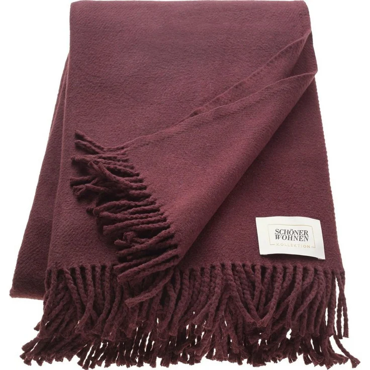 Wohndecke Basics, SCHÖNER WOHNEN-Kollektion, mit Fransen, Kuscheldecke – Bild 4