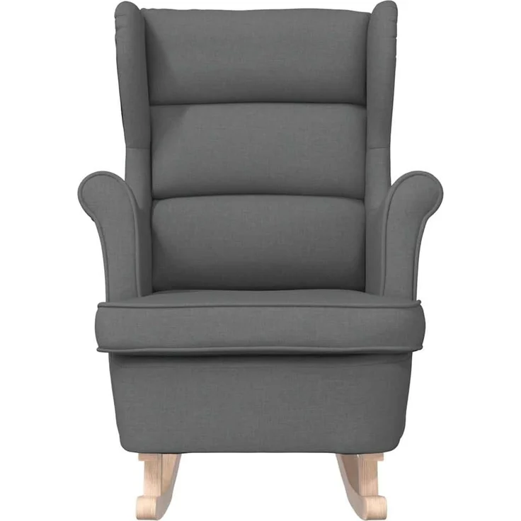 vidaXL Schaukelsessel Dunkelgrau 74x90x102 cm Stoff 4016920 – Bild 4