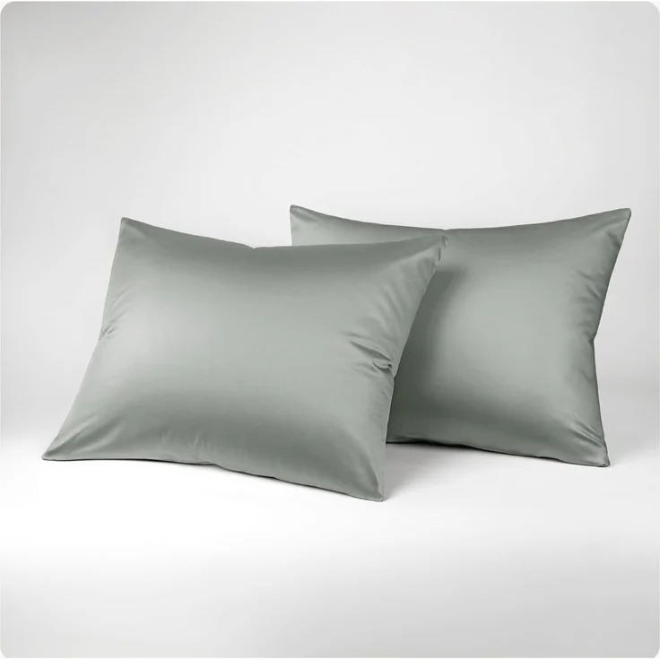 Seralino Kissenbezüge Set aus 100% Lyocell (Tencel) in Gr. 40x80, 80x80, 40x60 cm, (2 Stück), besonders weich, schnelltrocknend, atmungsaktiv, aus Eukalyptusfasern