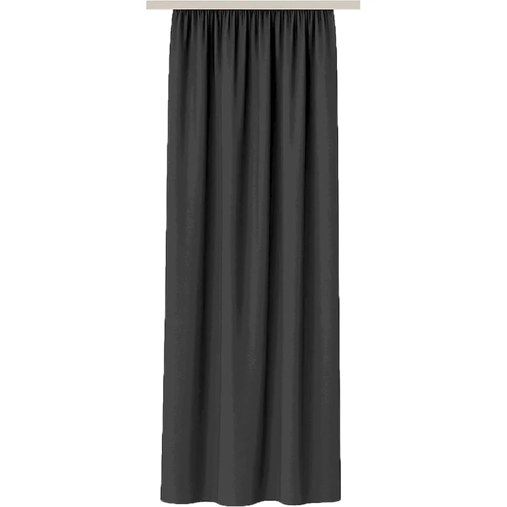 Bestlivings Vorhang "Ellen" mit Universalband (1 St), Kräuselband, blickdicht, Mikrofaser satinähnlich, einfarbig, waschbar bei 30°C, meist bügelfrei