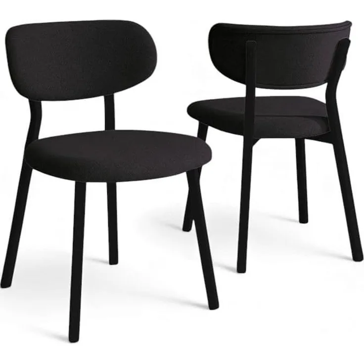 Skye Decor 'Toldy - Anthracite, Black' Stuhlset (4-teilig), Anthrazit / Schwarz, 46 x 85 x 45 cm
