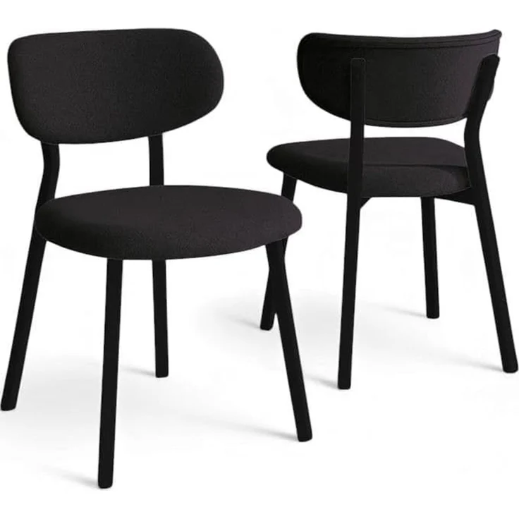 Skye Decor 'Toldy - Anthracite, Black' Stuhlset (4-teilig), Anthrazit / Schwarz, 46 x 85 x 45 cm – Bild 1