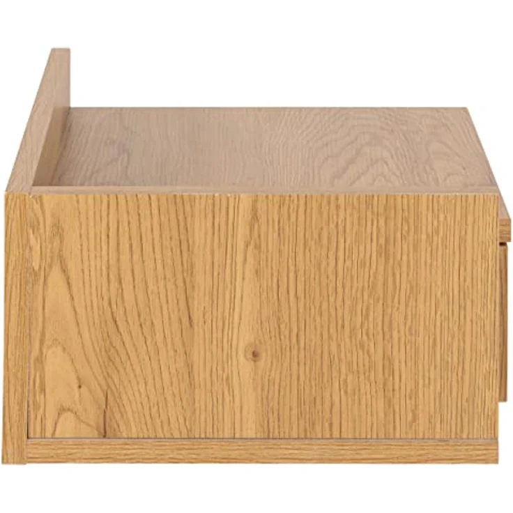 MID.YOU Nachtschrank Actona Ashlan, hängend, Wildeiche, Holzwerkstoff, 1 Schublade, 40x16.5x32 cm, Reach – Bild 4