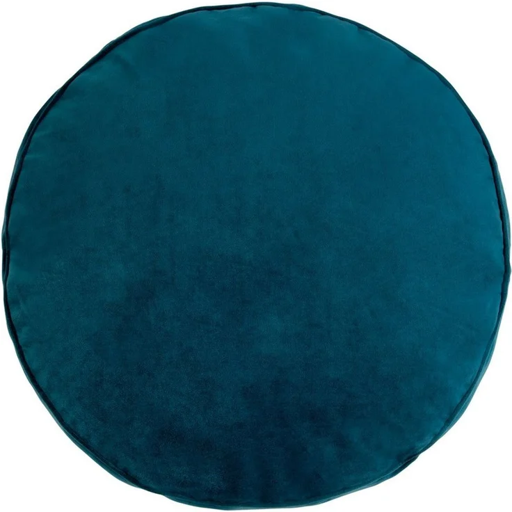 Icon Runder Sitzpuff „Milano“, XL Samt Sitzsack Hocker, Groß Fußhocker für das Wohnzimmer, Sitzkissen – Bild 3