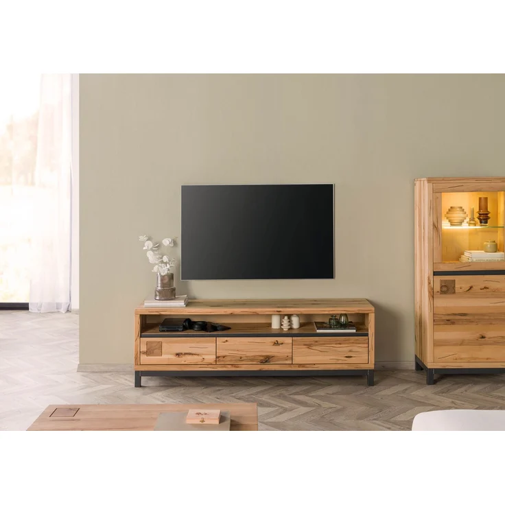 TV-Board Kernbuche 170 x 40 x 56 natur geölt VILLANDERS #114 – Bild 9