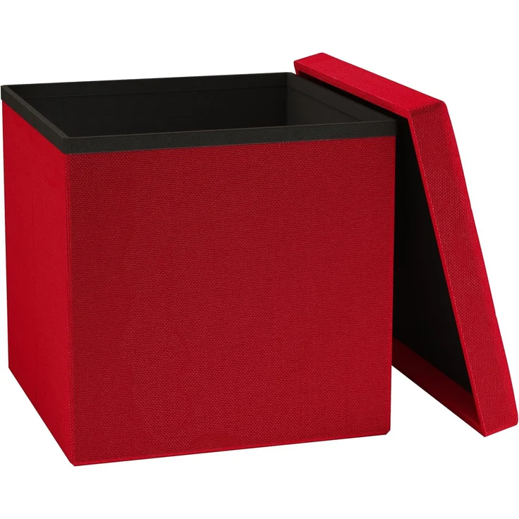 VCM Sitzbank Boxas 921040 Rot H. 38 x B. 38 x T. 38 cm