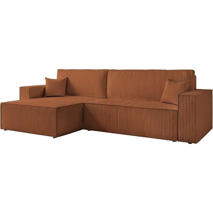 Stilvolles XL-Ecksofa mit Schlaffunktion und Stauraum – Bild 1