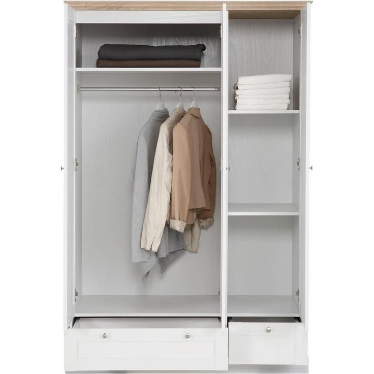 Home affaire Drehtürenschrank Binz in unterschiedlichen Breiten und zwei Farbvarianten erhältlich – Bild 2