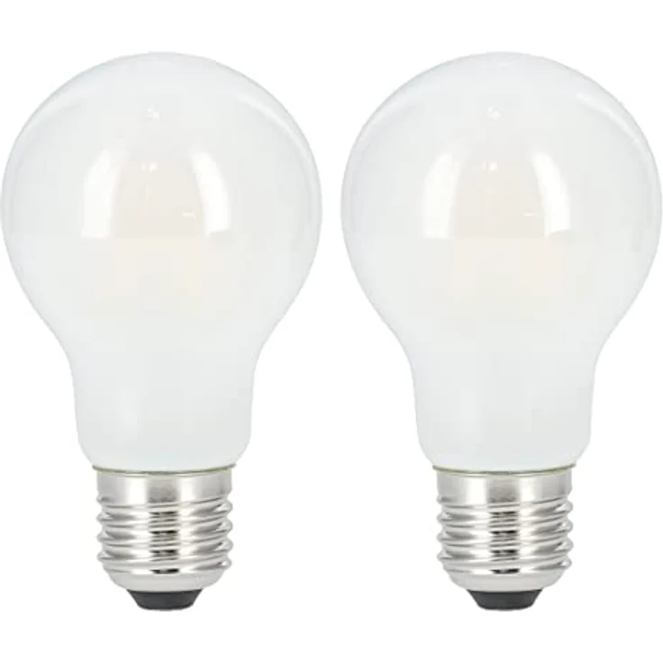 Xavax LED Lampe Tropfen E27, 806 lm Warmweiß (2700K), ersetzt 60W, 2 Stück – Bild 1