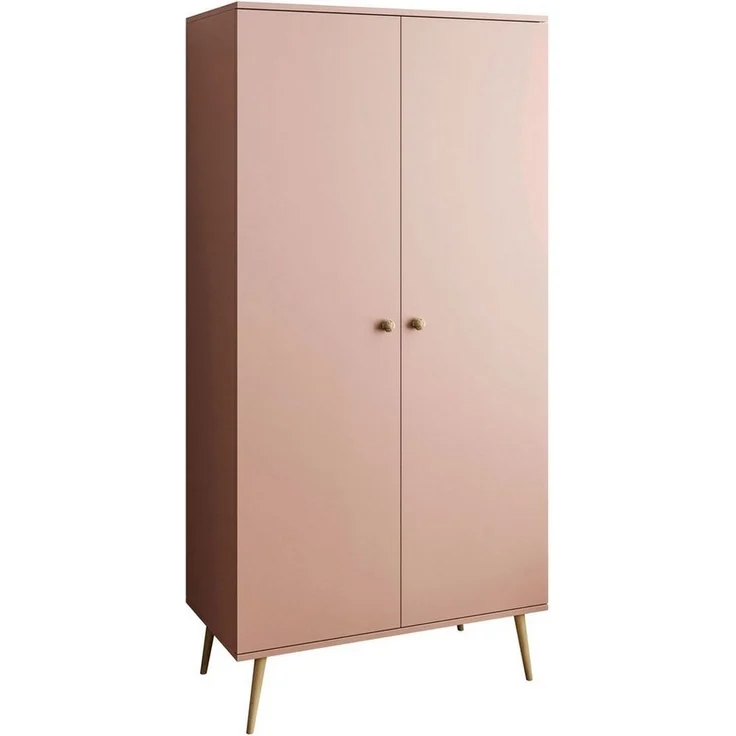 Lookway Kleiderschrank HARMONY zweitüriger Schrank mit Kleiderstange – Bild 3