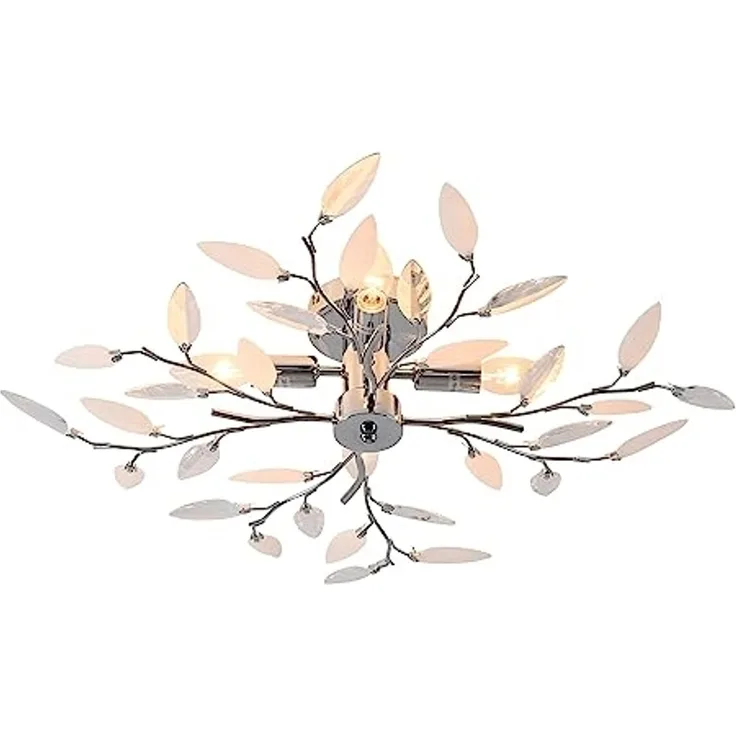 Deckenleuchte FLOS 10190 Ø60CM Chrom pol, Acryl sandig und rauchig