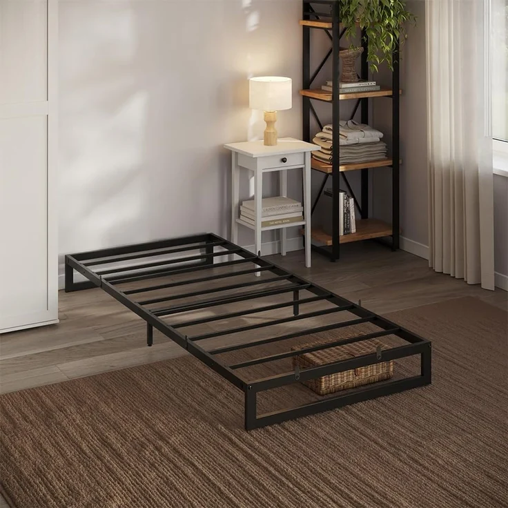 Bettgestell Lenora Schwarz 90x200 Vitalispa – Bild 5