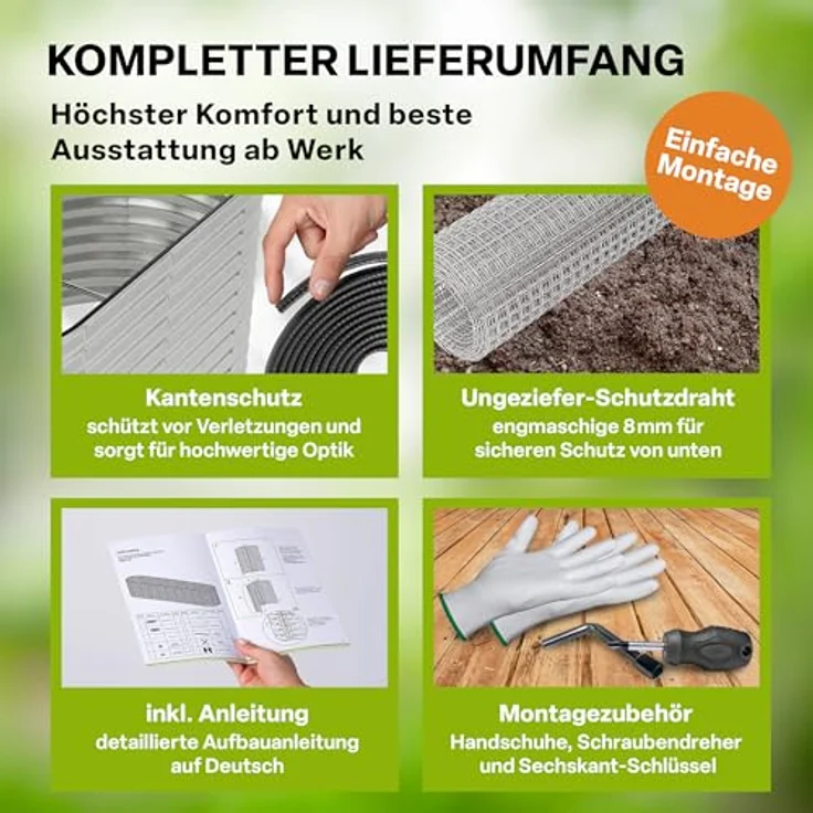 TTL Garden ovales Garten-Hochbeet "Spirit " silber verzinkt – Bild 5