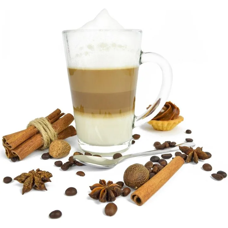 6 Kaffeegläser 350ml mit Henkel Kaffeebecher Teegläser Latte Macchiato Gläser
