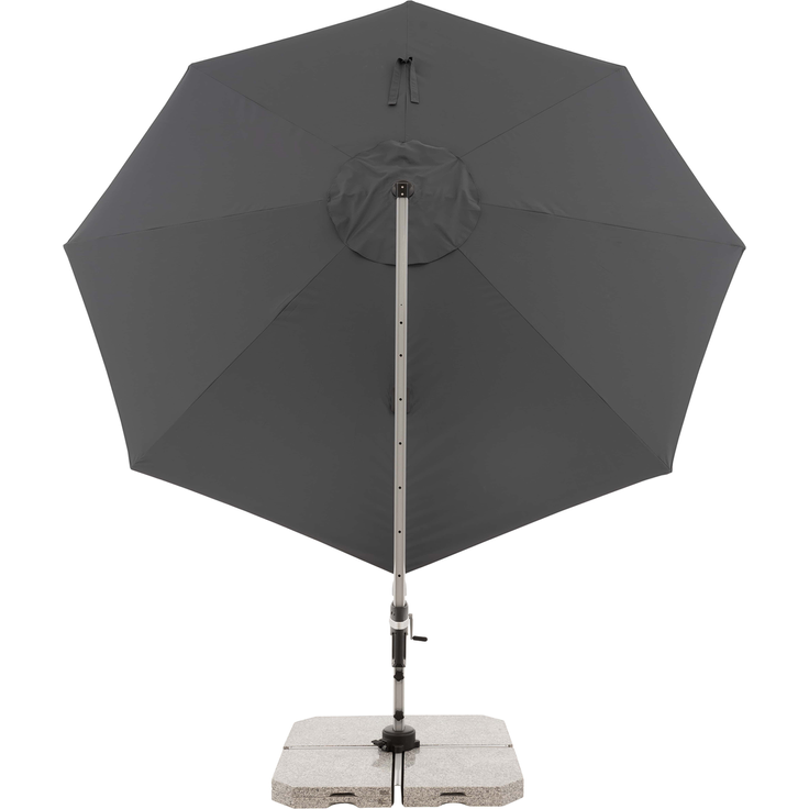 Doppler Sonnenschirm / Ampelschirm "Active Pendelschirm 370", anthrazit, Ø 370 cm – Bild 8
