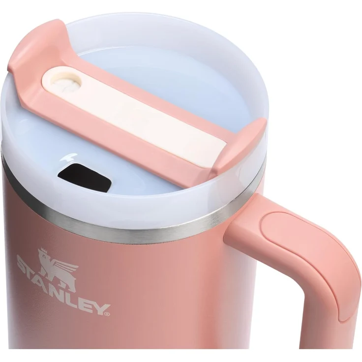 Stanley Quencher H2.0 Flowstate Trinkflasche Mit Strohhalm 1.2L - Thermobecher Kühlt 11 Stunden - 48 Stunden Eisgekühlt - Spülmaschinenfest - Thermosflasche BPA Frei - Edelstahl Trinkbecher - Sienna – Bild 9