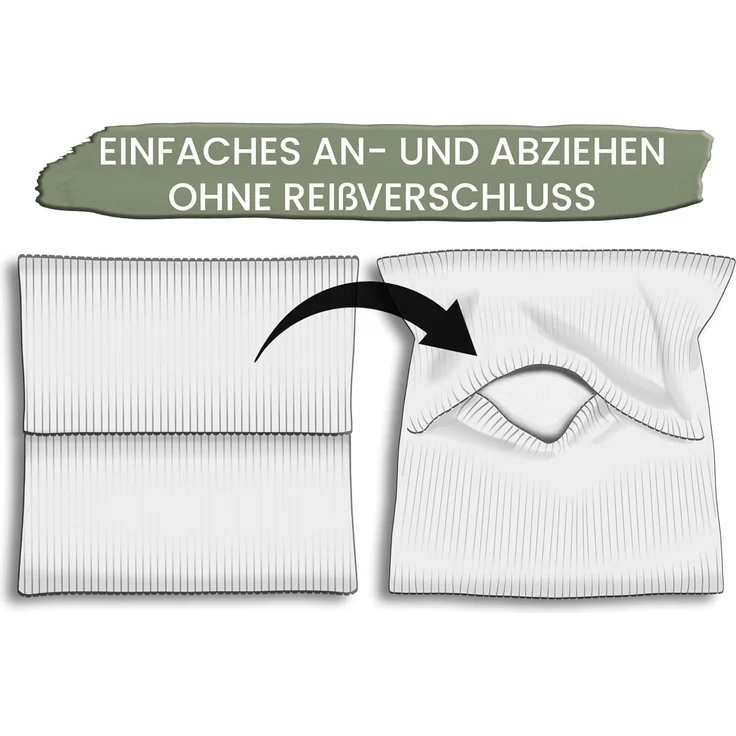 Amilian Kissenbezüge - 2er Set Kissenbezug - Kissenhüllen - Zierkissenbezüge, (2 Stück), 40x40 cm, Kissenhülle für Sofakissen, Dekokissen, Kissen, Zierkissen. – Bild 6