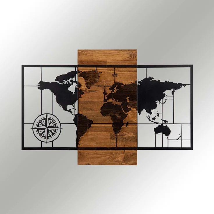 Wallity Wanddekoobjekt 100% METAL (Thickness: 1,2 mm) 85 x 58 cm Z1744 – Bild 6