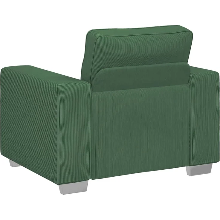 vidaXL Sessel Dunkelgrün 100x77x82 cm Cordstoff 4105190 – Bild 5