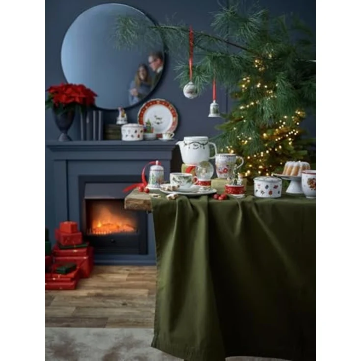 Hutschenreuther Teller Flach 33 cm Happy Wintertime Red – Bild 2