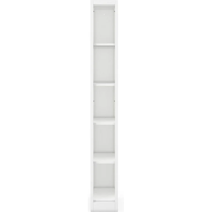 Jan Nowak Aktenschrank Metallregal schmal TIM 25 cm 195 cm hoch Ordner Akten (Dokumentenregal Büroregal Archiv Nische Flur Garage platzsparend, 1-St, 0,6 mm 195 x 25 x 40 cm 25 kg je Boden verstellbar 4 Farben) geschlossene Rückwand robust pulverbeschi... – Bild 3