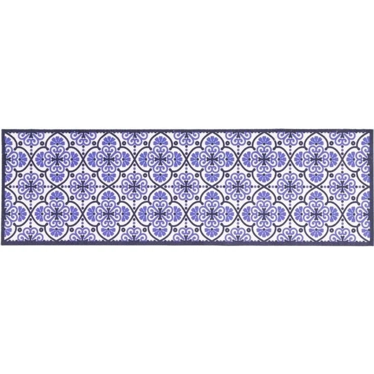 Primaflor-Ideen in Textil Küchenläufer LISSABON, Made in Belgium, rechteckig, Höhe: 5 mm, Motiv Ornamente, Fliesen Design, rutschhemmend, waschbar, Küche – Bild 4
