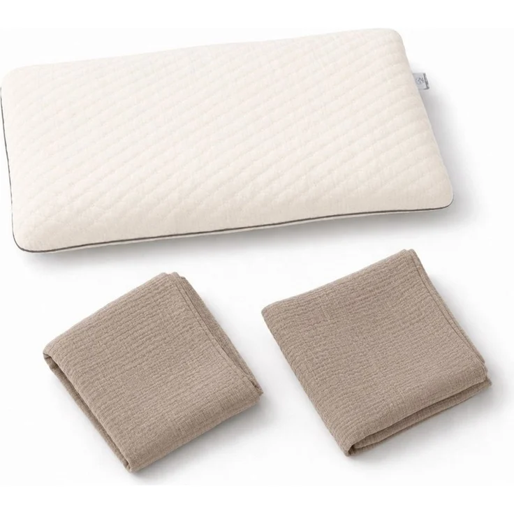 BABEES Kissenbezüge 2-er Set Kissenbezug 40x60 / 30x50 cm 100% Musselin Baumwolle 150 g/qm, Kissenbezüge Kissenhülle Kinderbettwäsche Kinderzimmer Creme Beige – Bild 4