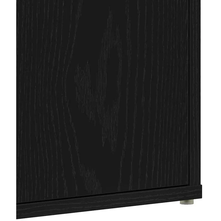 vidaXL Schuhschrank Schwarz Eichen-Optik 60 x 35 x 70 cm Holzwerkstoff 862682 – Bild 8