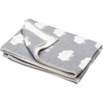 Wohndecke Deco 'Schafe' 130 x 200 cm Grau, DAVID FUSSENEGGER