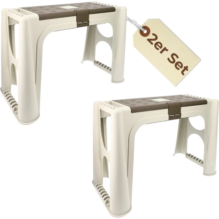 2er Set Kniebank 2in1 Kniekissen Garten Bank Sitzhocker Gartenkniebank Stauraum Kniehocker Gartenarbeit Gartenhocker mit Aufstehhilfe
