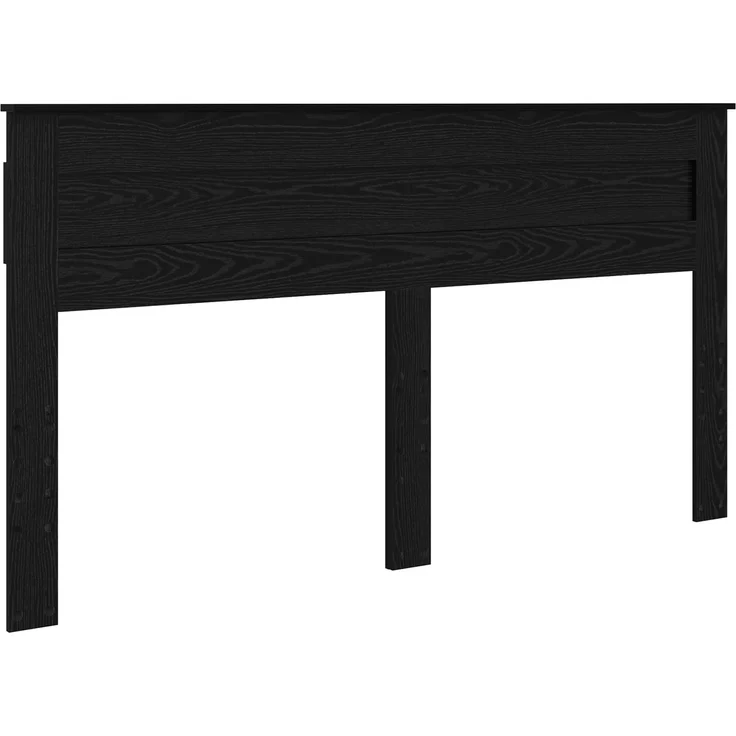 vidaXL Bettrahmen Schwarz 200 x 200 cm Massives Kiefernholz 3409720 – Bild 5