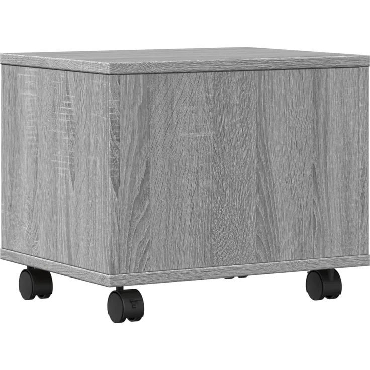vidaXL Druckerständer mit Rollen Grau Sonoma 41x32x34,5 cm 840616 – Bild 6