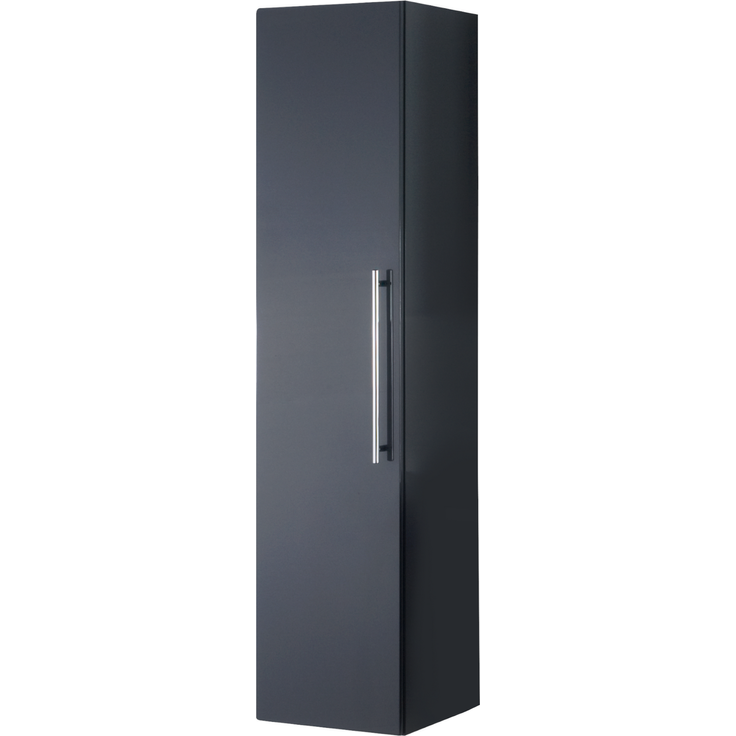 Sanotechnik Hochschrank 'FIORA ANTHRAZIT', Spannplatte Anthrazit, 150x35x35 cm