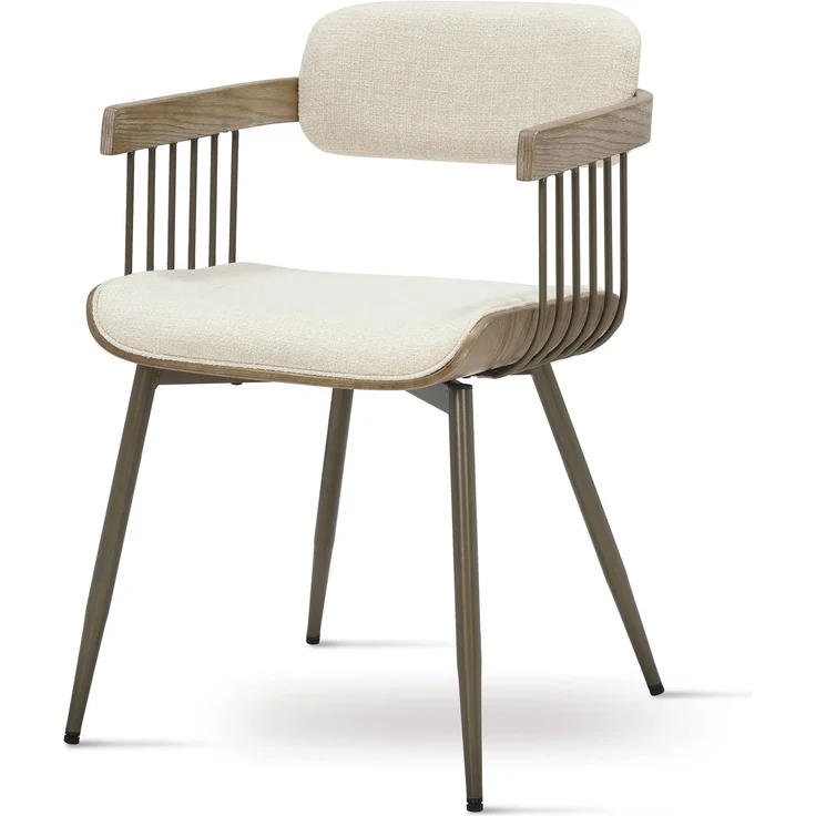 Polsterstuhl 51 x 53 x 78 beige JANINA #03 – Bild 9