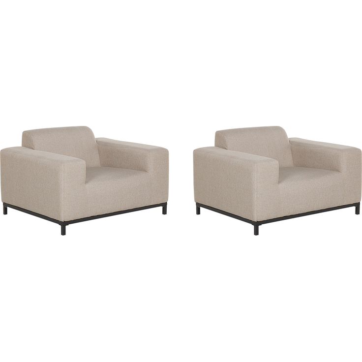 Sessel ROVIGO Stoff Beige