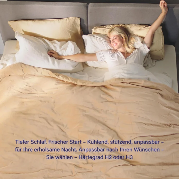 Emma One+ Matratze 180x200 H3 Hart – Kühlende & atmungsaktive 3-Zonen-Schaummatratze – Ergonomisch, Klimaregulierend & Waschbarer Bezug – Für alle Schlafpositionen geeignet – Bild 5