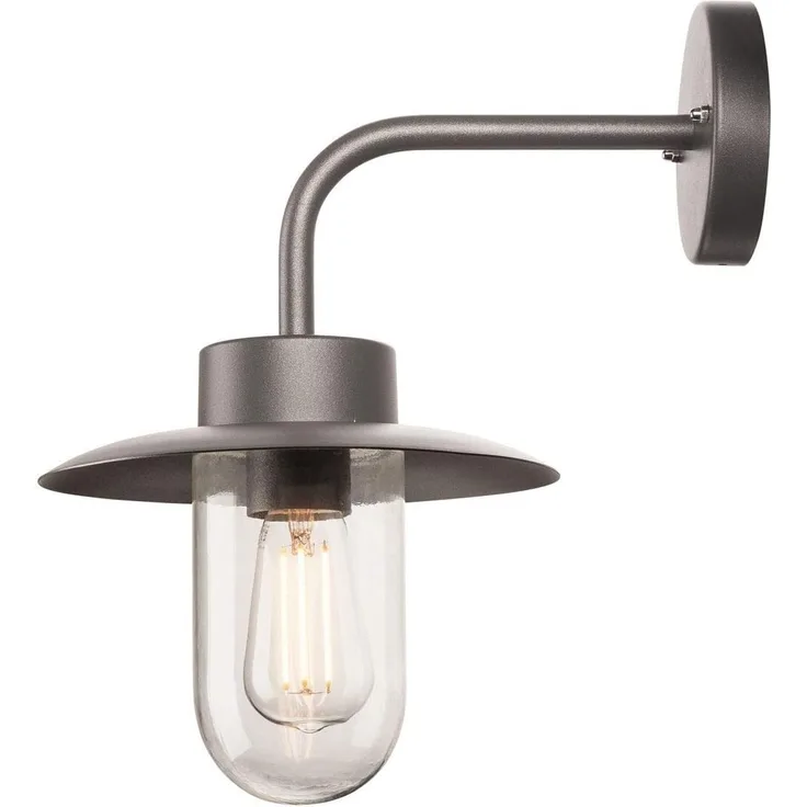 SLV No. 1000820 MOLAT E27 Outdoor Wandleuchte anthrazit max. 60W IP44