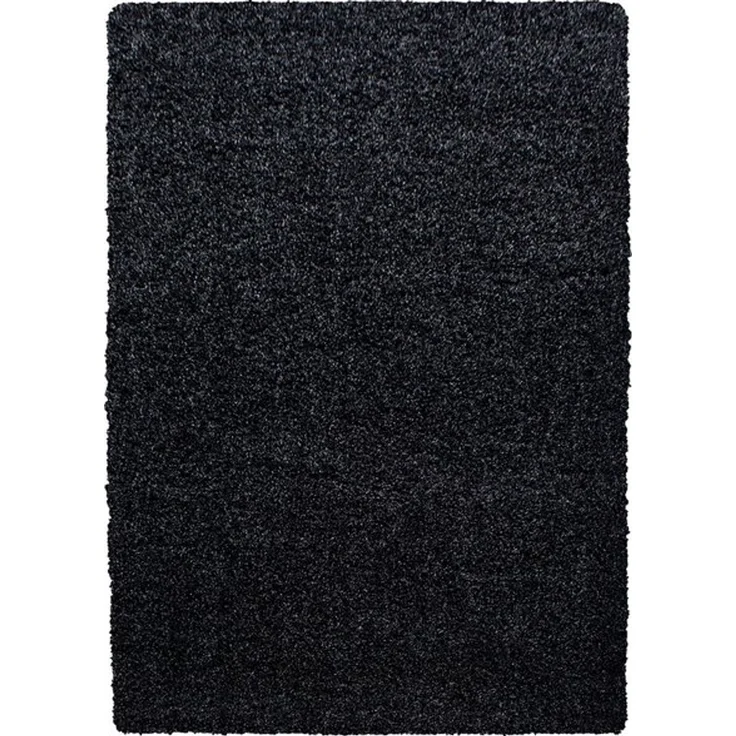 Teppium Teppich Unicolor - Einfarbig, Rund, Höhe: 30 mm, Einfarbig Shaggy Teppich Wohnzimmer Langflor versch. farben und größen – Bild 4