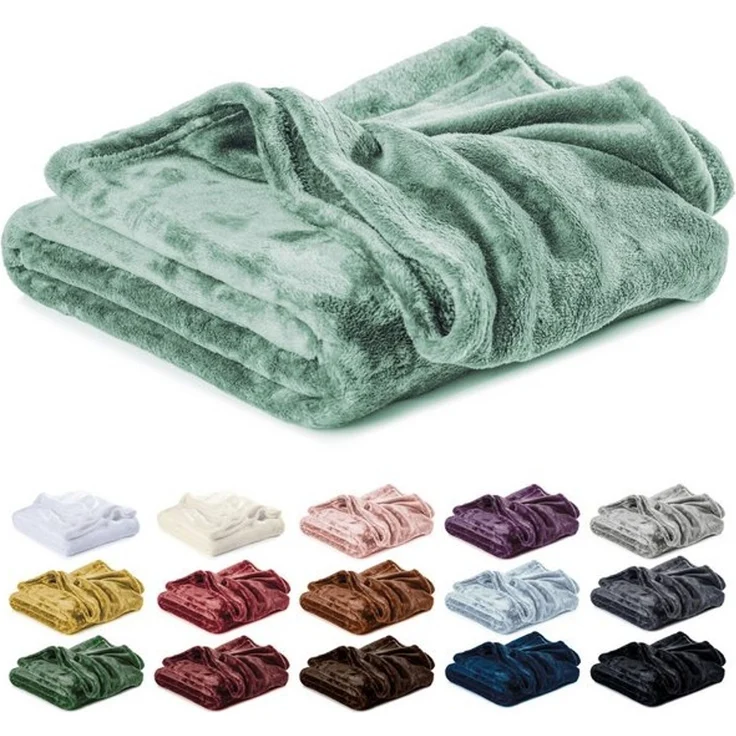 Wohndecke Kuscheldecke, Fleecedecke, Wolldecke flauschig und weich, Lavea, Sofadecke, Atmungsaktiv & Hautfreundlich, Decke – Bild 4
