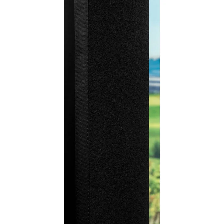 Lysel - Ösenschal Iso Verdunklung #1W in den Maßen (B x H): 135x245 cm in Schwarz/schwarz – Bild 5