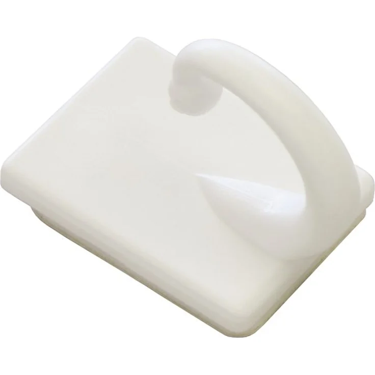 Gardinia Raffhaken weiß, 2,5 cm, 2 Stück