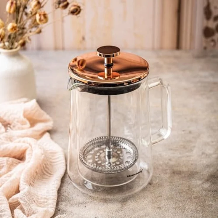 Klausberg Klausberg French Press Kaffee- und Teezubereiter 0,60l KB7724 – Bild 10