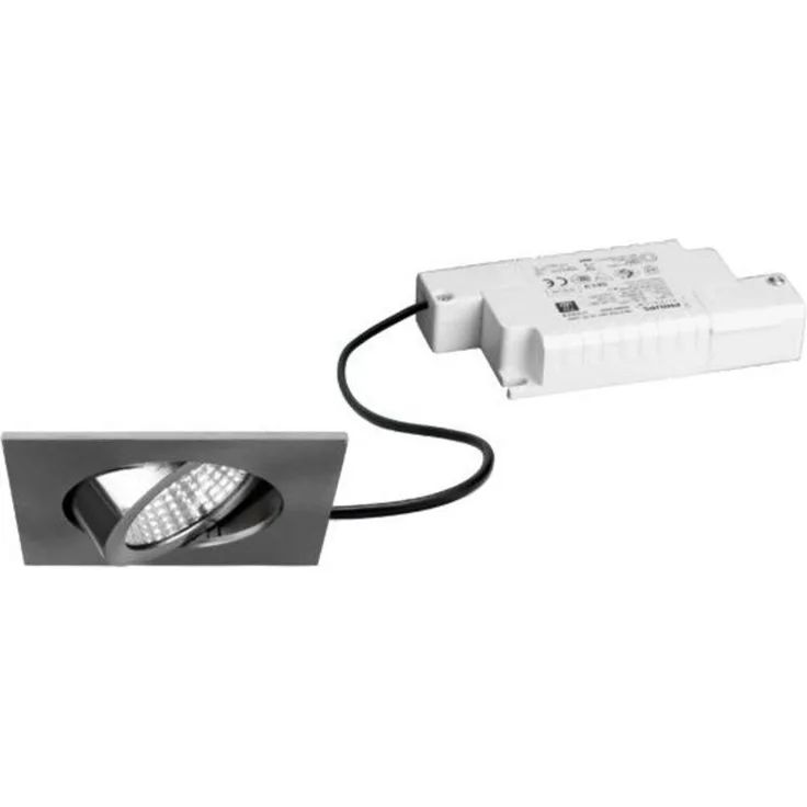 Brumberg 39365153 LED-Einbaustrahler 230V 6W 3000K nickel matt