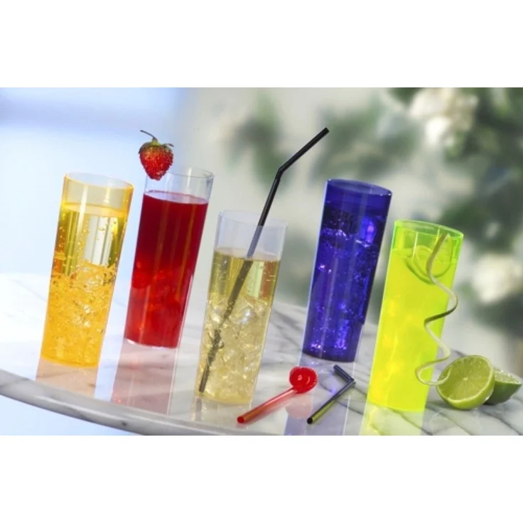 10 Mehrweg-Gläser für Longdrinks PP 0,3 l Ø 5,85 cm · 15,2 cm transluzent – Bild 2